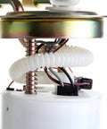 Close-up view of Fuel Pump Replacement E3549M Direct Fit For Chevy SSR Isuzu Ascender Oldsmobile Bravada Buick Rainier L6 4.2L V8 5.3L Engines Sending Unit OEM E3549M Easy Install showing wires and connectors.