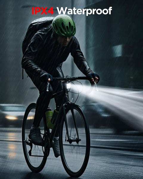 Rechargeable Front And Rear Bike Lights Set With USB Charging Four Modes IPX4 Waterproof Easy Install Epic For City Everyday Commuting And Road Rides 2 Pack