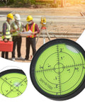 60mm Metal for spirit Level 1-3 Degree Range Green 60mm Metal(D) with large magnified vial for accurate measurements.