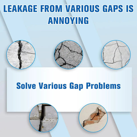 Image showing various types of concrete cracks addressed by Self-Leveling Concrete Sealant for Cracks, Tough as Nails Heavy-Duty Crack Filler.
