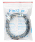 M5 Inductive Proximity Sensor Shielded Type LJ5A3 in packaging, features 1mm sensing distance, 200cm cable for magnetic metal detection.