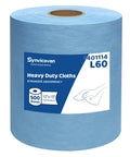 Legit Heavy Duty Shop Rags With Grease Eating Power Ultra Thick Pull And Tear Paper Towel Rolls, 10x15 inches, 500 sheets.