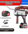 Rock Solid Electrician Wire Puller Through Wall Featuring Brushless Motor And Smooth Variable Speed For Zero Hassle Wall Wiring And No Sweat Cable Routing with battery and charger.