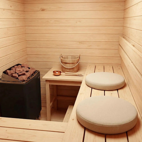 Two Pack Sauna Bench Cushions With High Density Foam For Inside Saunas Waterproof And Heat Resistant Seat Pad For Benches