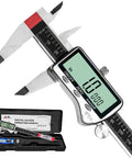 6 Inch Digital Caliper Measuring Tool With Extra Large LCD Screen And IP54 Protection Pro Grade Vernier Caliper