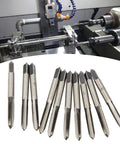 M5 Tap Drill Straight Flute Carbon Steel Manual Heavy Duty Tool For Thread Cutting In Metalworking And Automotive DIY Industrial Grade Hand Tool For Metric Threads Wood Plastic Aluminum, set in machine
