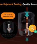 Quality control for Nozzle Assembly For Adventurer 5M 3D Printer with quick-release 0.8mm nozzle, high temp 280C inspection traces visible.