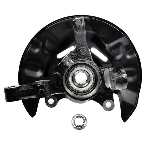 Front Steering Knuckles 2-Pack With Wheel Bearing Hubs Assembly For 2003-2008 Toyota Corolla Replacement Kit OEM Grade Drop-In Fit For 2004-2007 Models