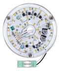 4 Inch Ceiling Fan Led Light Replacement 6000K Hella Bright Retrofit Kit, 18W Dimmable round panel with LED components.