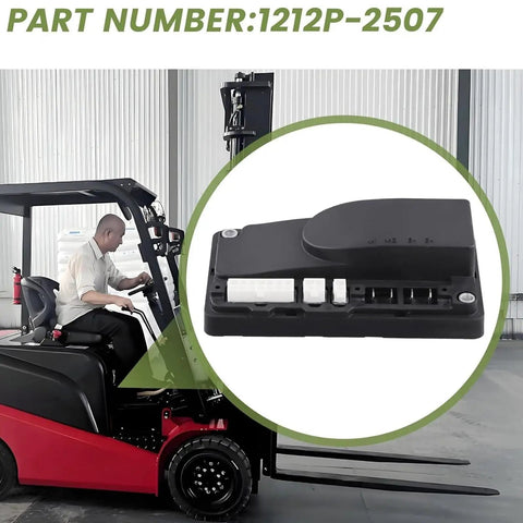 Get This Heavy Duty Recise Electric Stacker Controller For Forklifts, 24V 90A throttle module shown on forklift.