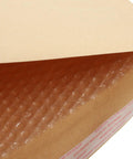 Close-up of Khaki Kraft Bubble Mailers Set 22x34cm Drop Resistant Padded Envelopes Self Sealing Shipping Pouches interior.