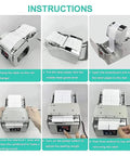 Automatic Label Peeling Machine With Digital Display For Paper Tubes Fast 130 Mm Per Second Speed setup instructions and operation guide.