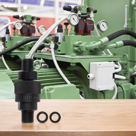 Rugged M14 Hydraulic Quick Connector With Carbon Steel Body Stops Leaks Boosts Workflow For Forestry And Industrial Machinery To 120C Temperatures Fast Swap black M14x1.5 fitting