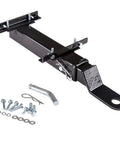 Deluxe Golf Cart Trailer Hitch Kit With 2 Inch Receiver For Square Tube Backseat Footrest Heavy Duty Mount set with hardware