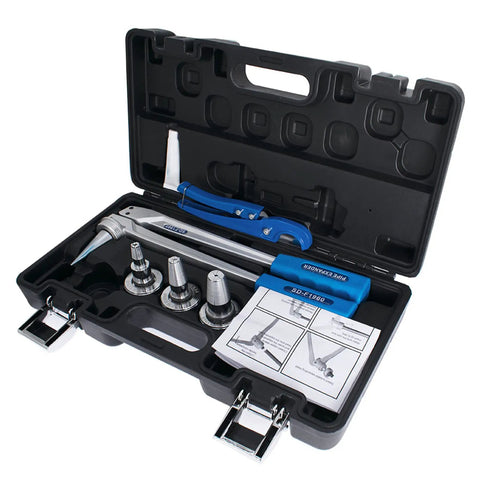 Beefed Up PEX Expansion Tool Kit Manual Expander With Half Inch Three Quarter Inch And One Inch Heads Replacement Propex Wirsbo Uponor