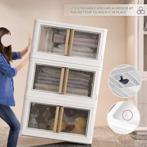 Slim Side Access White Storage Tower Featuring Stackable Plastic Bins With Secure Lids For Effortless Home Organization In Tight Spaces That Are Straight Up Built Different For Daily Use