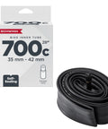 700C Bike Inner Tube Self Sealing And Traditional Design For 35 To 42mm Tires Fits Road Mountain Hybrid Dual Sport Cruiser Black Durable Lightweight All Day Ride Ready