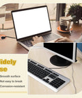 Desk Grommet Set, 2 Pieces, 1.4 Inch Zinc Alloy Round Desk Hole Cover, Cable Organizer For Home Office, Bronze Finish, installed