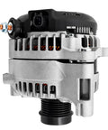 Silver High Output 300 Amp Alternator Replacement For Jeep Wrangler JK 3.6L V6 2012 Through 2018 Drop In Install With OE Style Fit