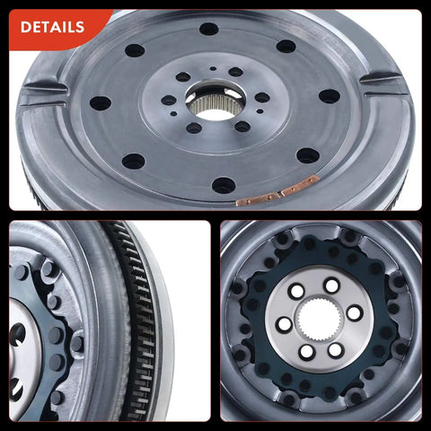 Heavy Duty Dual Mass Flywheel Straight Swap Fits Volkswagen Jetta Golf Beetle Audi A3 2.0 Liter Diesel Turbo Dsg Automatic Transmission detailed view.