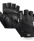 Dope Bike Gloves For Men And Women With Anti Slip Shock Absorbing Pad Breathable Lycra Mesh Back, palm detail visible