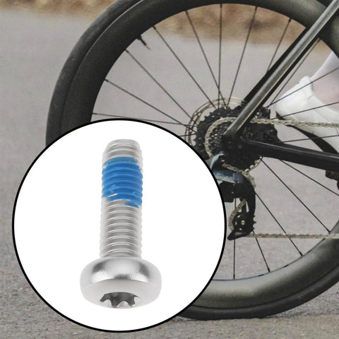 12 Pack M5X16mm Bike Disc Rotor Bolts With T25 Torx Head For Disc Brake Rotors, Rust Resistant 304 Stainless Steel, 16mm Thread Length
