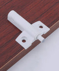 Quiet Cabinet Buffer Dampers Soft Close Drawer Bumps Silent Wardrobe Collision Cushions Impact Absorbing Pads White plastic buffer on wood