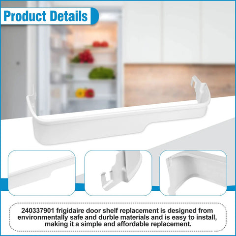 2 Pack Refrigerator Door Bin Shelves Replacement For Kenmore Frigidaire Durable Eco Friendly