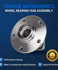 Front Or Rear Wheel Bearing And Hub Assembly For Audi A3 Q3 RS3 S3 And Volkswagen Jetta Tiguan Golf GTI Taos Arteon 2015 Through 2023 Drop In Replacement Kit With Easy Install And Durable Hub Bearing Assembly.