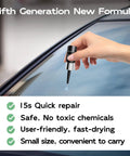 Using Windshield Chip And Crack Repair Kit With Glass Repair Resin, Rapid Fix For Bullseye And Star Cracks, Includes Suction Base