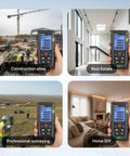 Beast Laser Measuring Tool With 165 Ft Range, High Accuracy One Sixteenth Inch Tolerance Plus Or Minus Two Millimeters, Multi Mode, Self Calibration, Backlight, 99 Memory, AAA Battery Operated For Indoor Outdoor Use on construction, real estate, surveying and home DIY