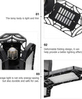 Heavy Duty Flexible Led Shop Light Bright As Day Garage Fixture Rugged 40 Watt showing a deformable design for better illumination.