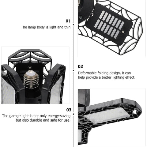 Heavy Duty Flexible Led Shop Light Bright As Day Garage Fixture Rugged 40 Watt showing a deformable design for better illumination.