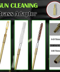 Must Have All In One Airgun Cleaning Kit For 177 And 22 Calibers Rifle And Pistol Bore Brush Set brass adapters and rods