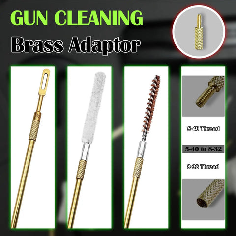 Must Have All In One Airgun Cleaning Kit For 177 And 22 Calibers Rifle And Pistol Bore Brush Set brass adapters and rods