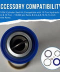 Top view of Cylinder Seal Kit For 10 Ton Hydraulic Ram 10000 Psi Rams And 2 To 14 Inch Stroke Options Compatible With RC102K