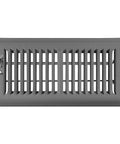 4x10 Storm Gray Floor Register Vent Cover, Heavy Duty Metal Floor Vent For Home HVAC, No Tools Required Easy Fit With Built In Damper