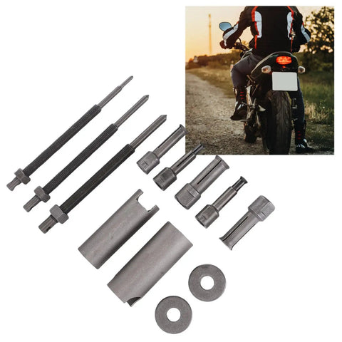 Heavy Duty Motorcycle Bearing Puller Internal Removal Tool Kit For Smooth Disassembly And Safe Protection Of Engine Shafts And During Service Jobs With Universal Fit Most Standard Wheelers Ideal For Pro Mechanic Or DIY Weekend Warrior Rides. steel puller set for motorcycle bearing removal