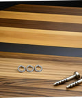 Tough As Nails Stainless Steel Spring Lock Washers M10 Split Ring Kit 100 Pieces for Bolts and Screws on wood surface.
