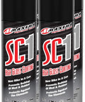 Front view of four Maxima SC1 High Gloss Coating spray cans, 12 oz each, 4-pack.