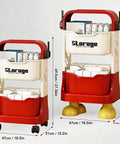 Grab And Go Utility Cart Featuring Detachable Swivel Wheels And Rock Solid Build Ideal For Moving Snacks Gear And Party Supplies Easy Roll Design Makes Hauling Your Stuff A Total Breeze, two sizes shown.