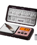 Digital Pocket Scale 300g To 0.01g High Precision Gram Scale Tiny Yet Mighty Mini Digital Scale weighing a feather, open case view