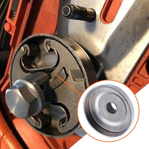 Pro Grade.325 Inch 7T Clutch Drum Sprocket With Needle Bearing Kit for Husqvarna installation close-up