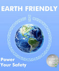 Earth-friendly theme promoting Heavy Duty Cr2032 3V Lithium Battery 5 Pack Packing Long Haul Power That Slides Right Over Apple AirTag.