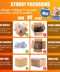Comparison of packaging quality for a Two Set 3500lb Trailer Hub Kit Five Lug 4.5 Inch For 1-1/16 Inch To 1-3/8 Inch Tapered Axles