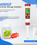 pH Buffer Calibration Kit With 4, 7, 10 pH Buffers And KCl Probe Storage Solution For All pH Meters including KCl storage