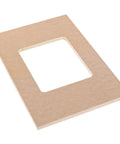 Badass Router Plate Insert Opening Template Jig For Home Shop Workbenches 3 4 Inch Thick MDF with cutout for routing.