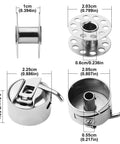 Alloy Sewing Machine Components And Attachments For Vintage Models Hassle Free Assembly Kit For Tailors And Hobbyists Pro Grade Joints And Reinforced Parts For Heavy Duty Stitching Restore Antique Machines And Upgrade Home Workshops. 2.05cm metal bobbin