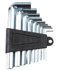 Rock Solid 9-Piece Ball Head Hex Wrench Set For Home Repairs Heavy Duty High Carbon Steel L-Shaped Allen Key Kit Tough Tools That Never Fail, 9-piece