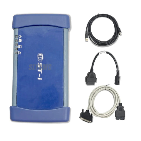 All In One Diesel Engine Diagnostics Kit With Diagmaster Software Parts Manual And DSTi Compatible Electronic Control Unit Diagnostics 4 Pin Cable Tool Set For Farmers Techs And Repair Shops showing cables and interface